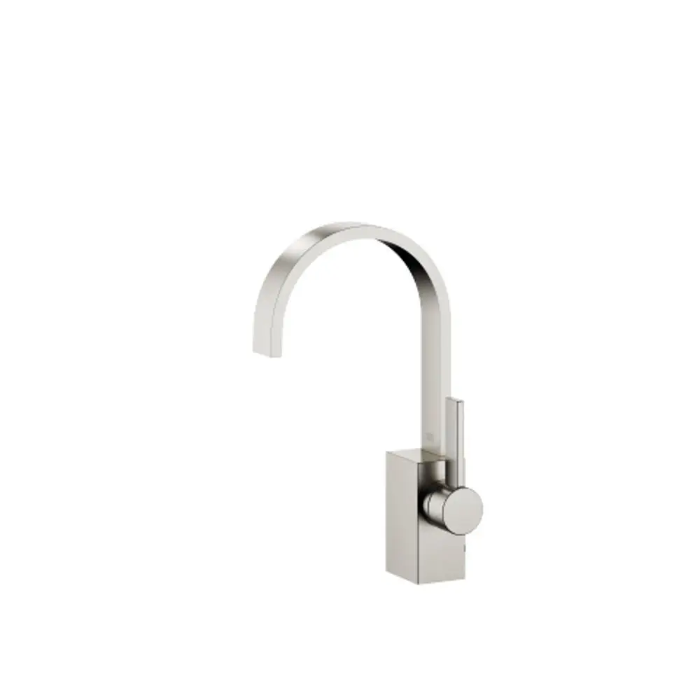 Dornbracht-MEM-Waschtisch-Einhandbatterie-mit Ablaufgarnitur-Ausladung 165mm-platin gebürstet, 33500782-06 Galeriebild 1